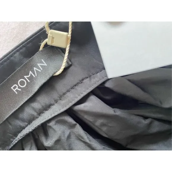 New Roman Black A- Line Skirt Sz 36 - Picture 4 of 11